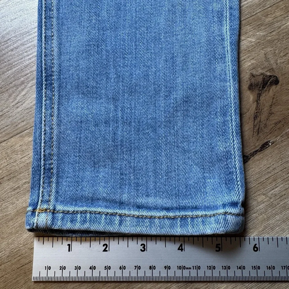 Diesel Tepphar-X Jeans Mens 28x32‎ Light Blue Slim Carrot Distressed Button Fly